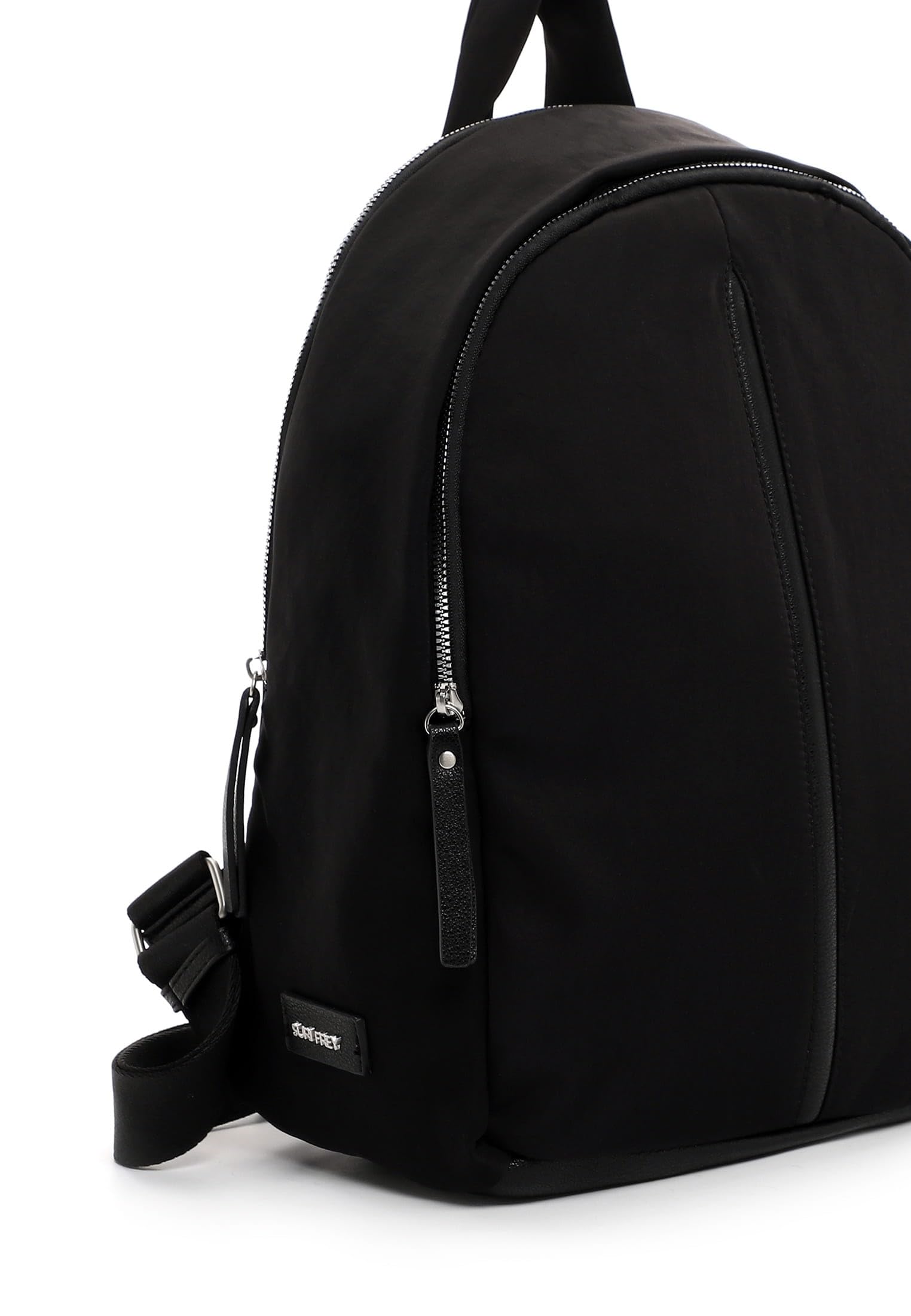 SURI FREY Pauly Backpack Rucksack Schwarz mit 2 Hauptfächern