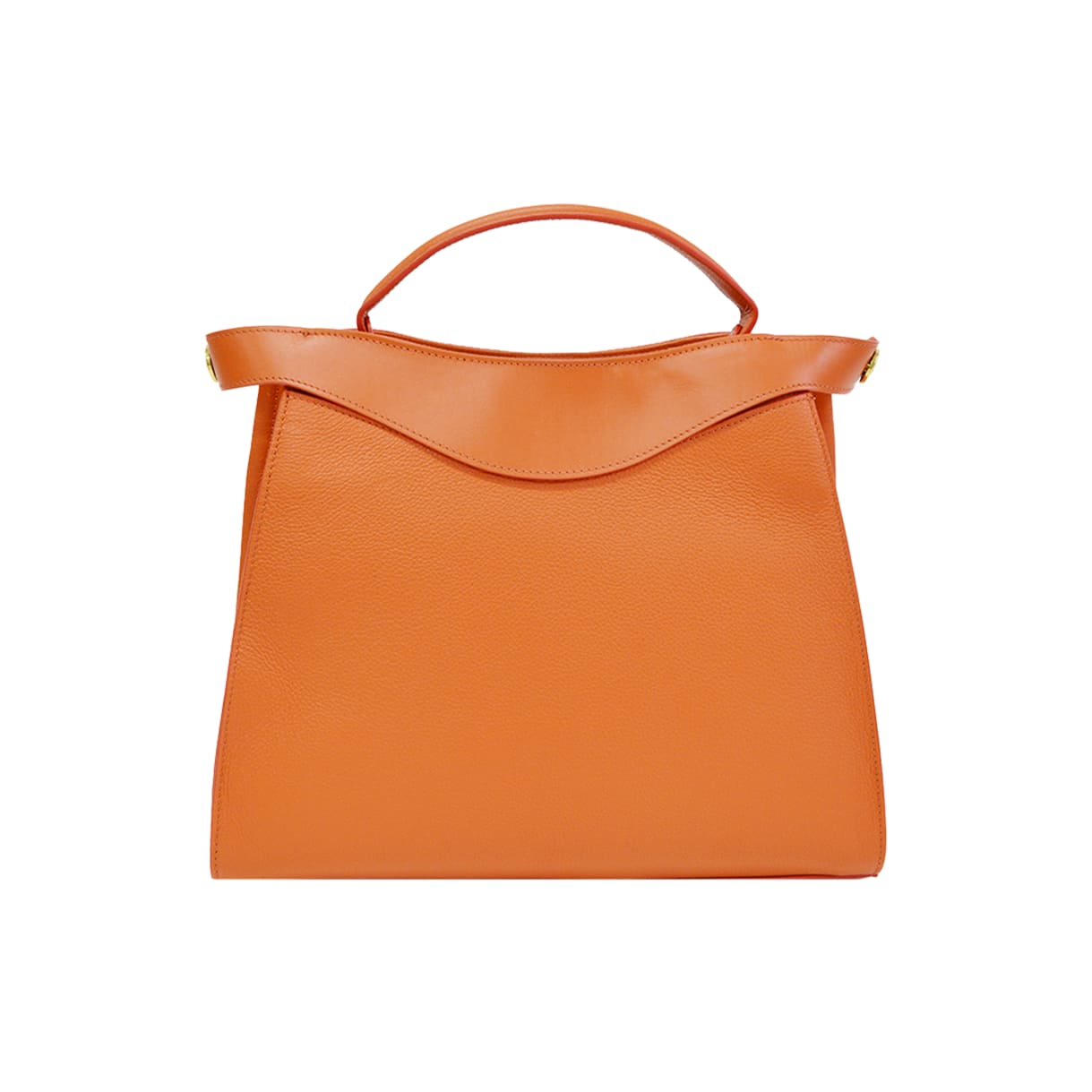 Lamarthe Héritage Handtasche Orange Vollleder