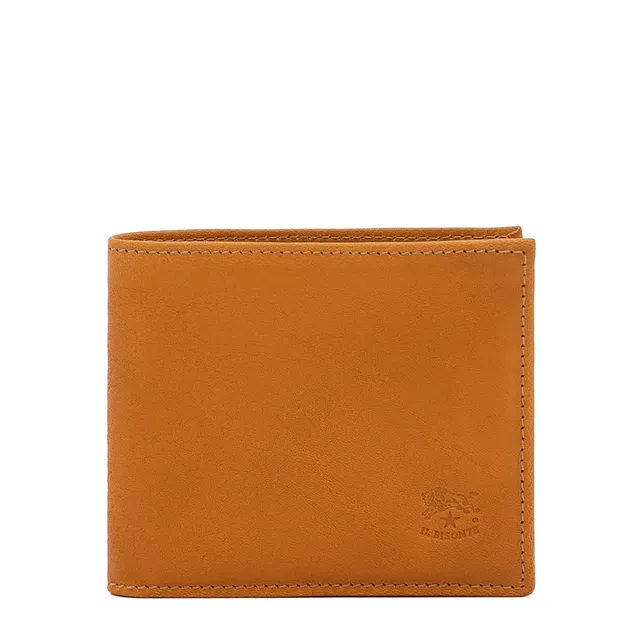 Il Bisonte Herren Geldbörse Natur Vollleder Bifold