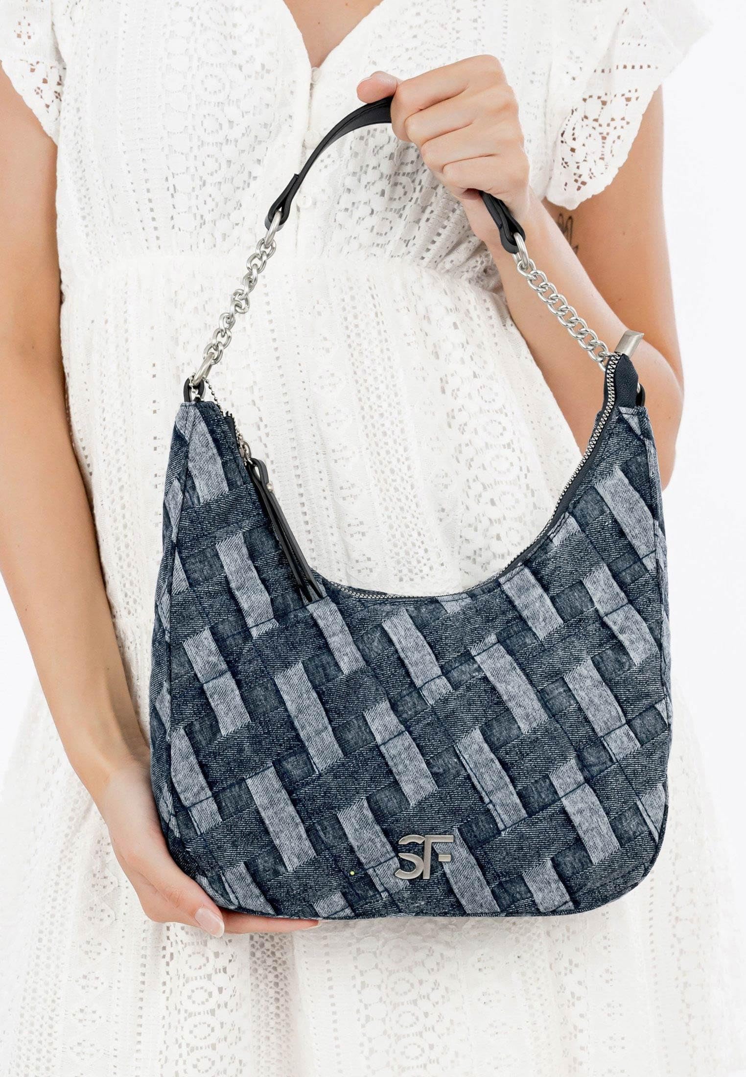 SURI FREY Bethy Shoulder Bag S Schultertasche Smokeblue