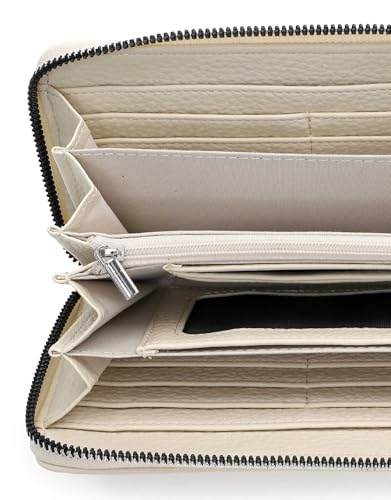 SURI FREY SFY Tiffy Zip Around Wallet Geldbörse Ecru 19 cm