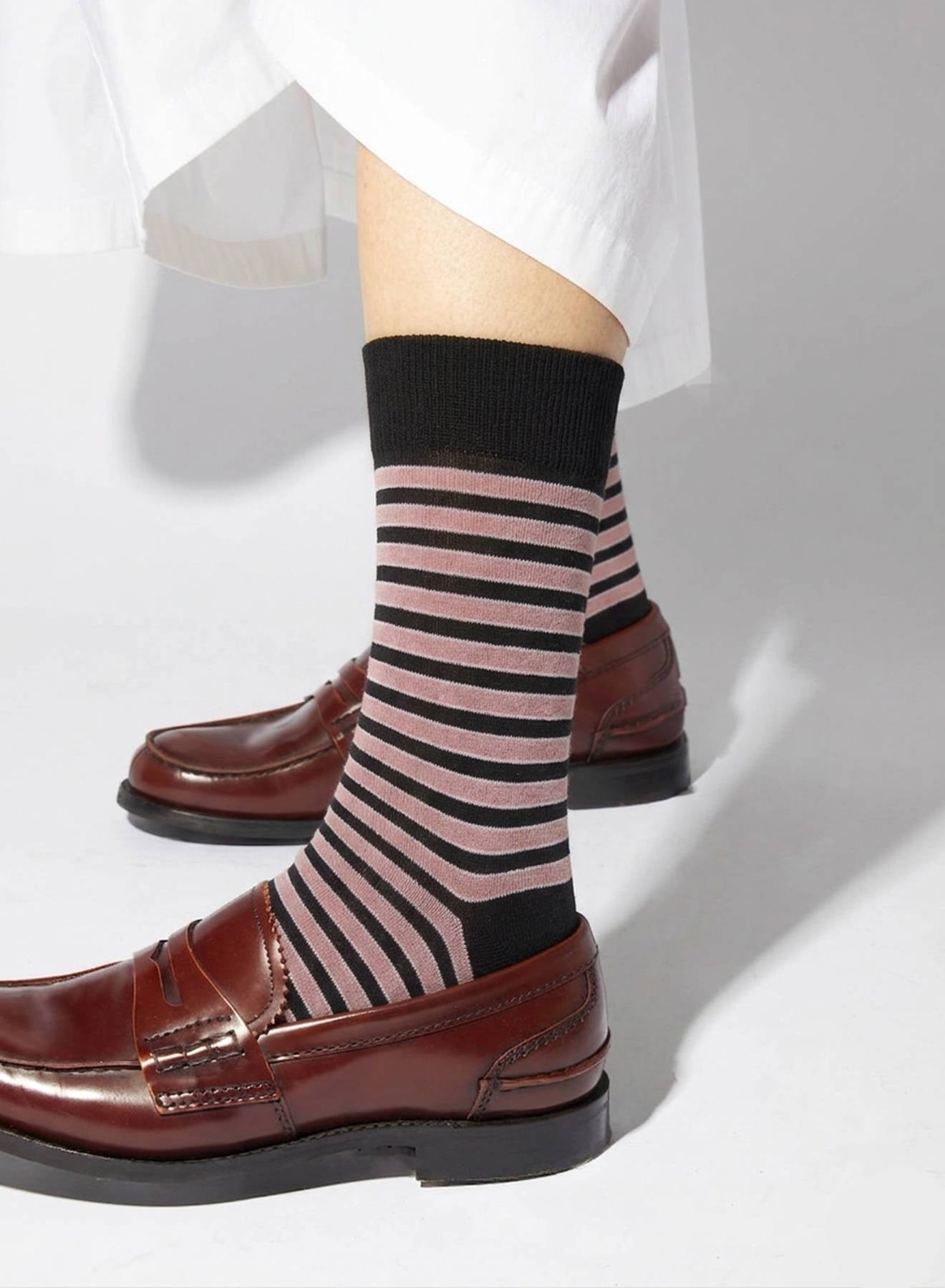 Maria la Rosa WD090RG1356 Socken Cameo Streifen