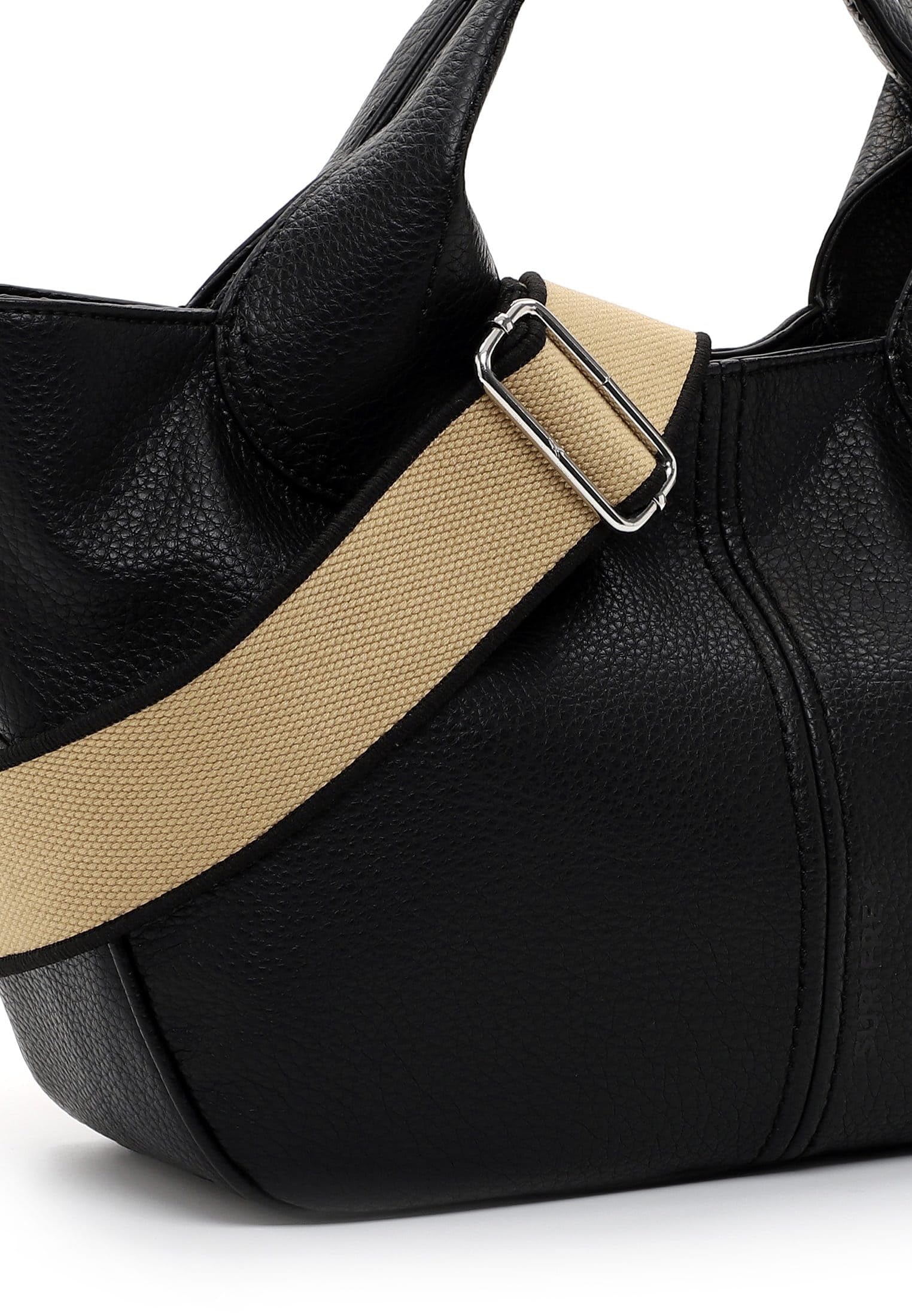 SURI FREY Nessy Cityshopper M Schultertasche schwarz Riemen