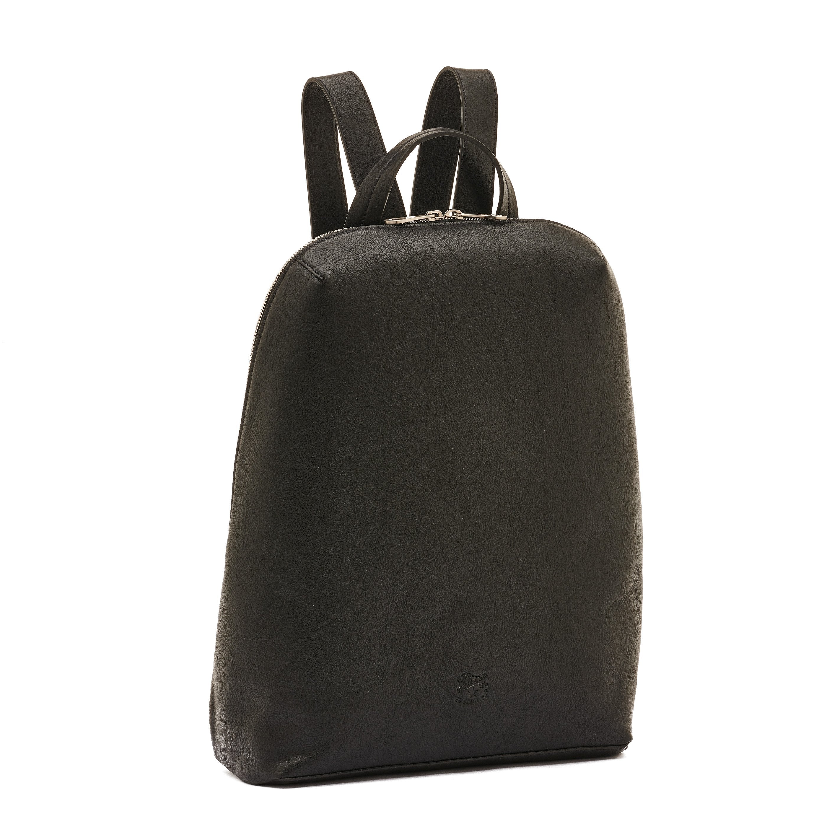 Il Bisonte Duccio Rucksack Vollleder schwarz Herren