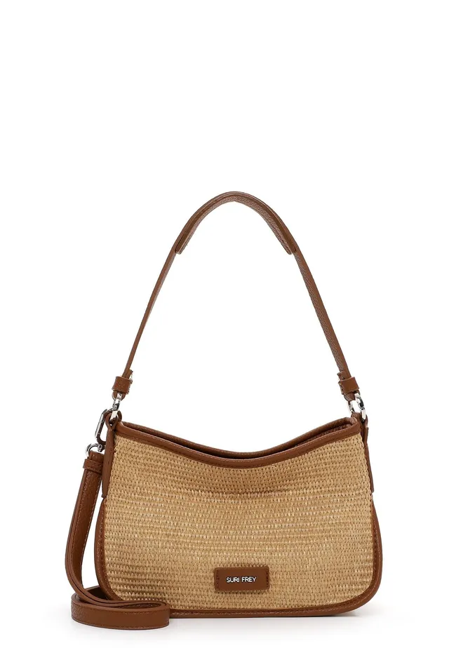 SURI FREY Cady Shoulder Bag Schultertasche Sand gewebt