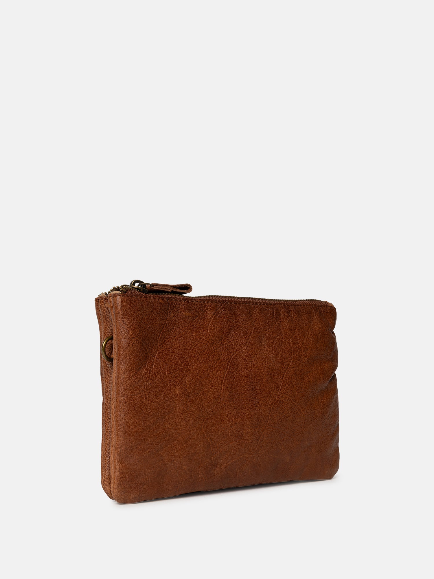 RE:DESIGNED Oslo Urban Umhängetasche Walnut Vollleder