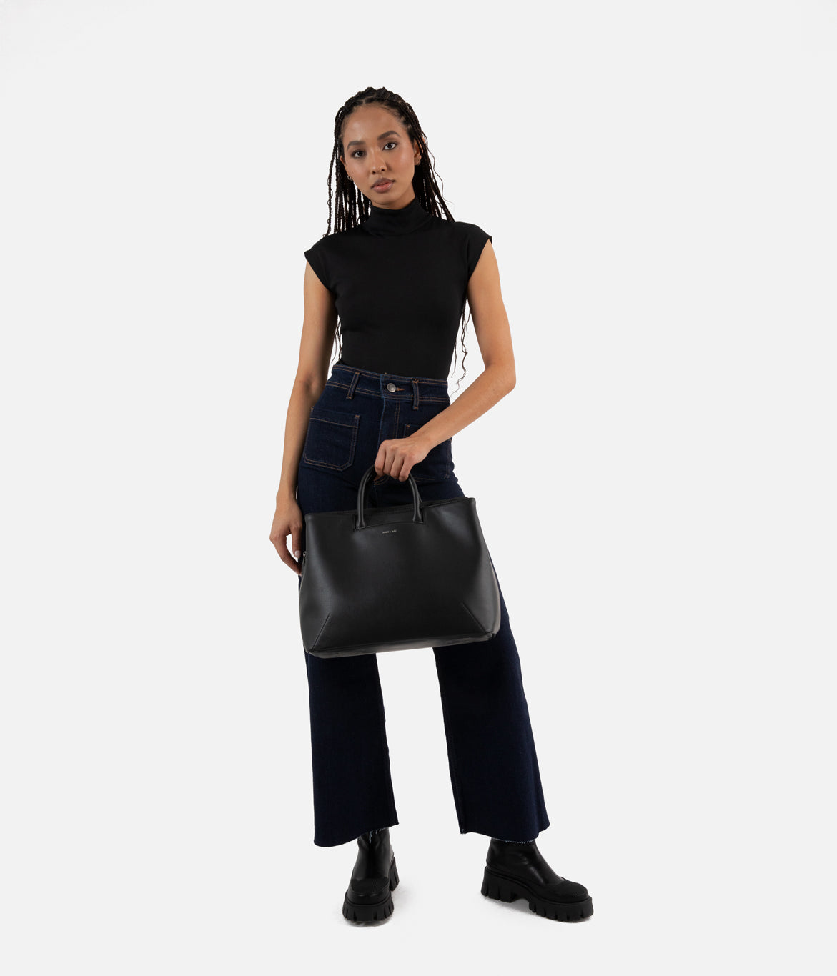 Matt & Nat Arbor Kintla Aktentasche Schwarz vegan