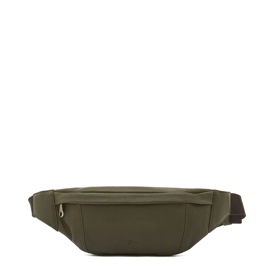 Il Bisonte Cestello Gürteltasche Vollleder Grün