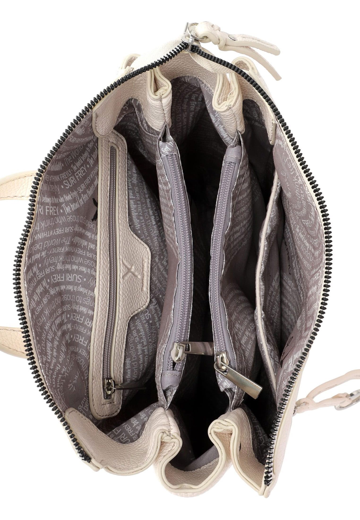 SURI FREY Debby Backpack Rucksack Cream 27x34x10