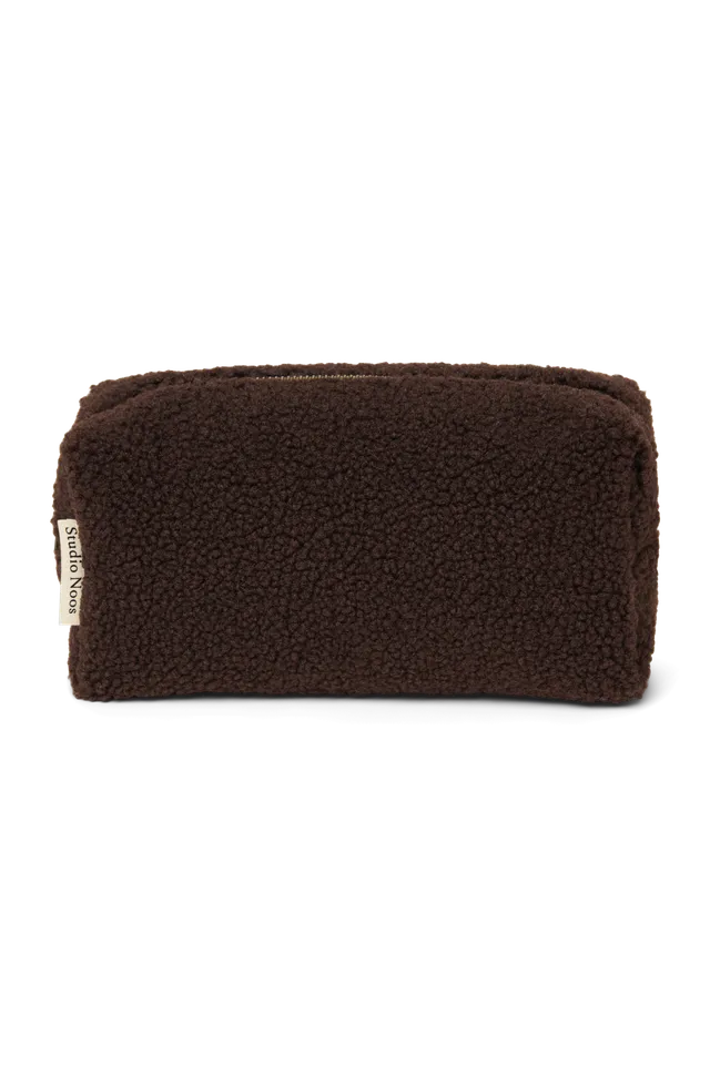 Studio Noos Teddy Pouch Täschchen Chocolate Teddyplüsch