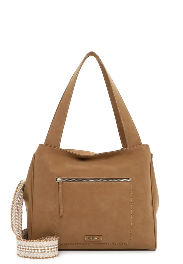 SURI FREY Christy 16974 Shopper Sahara Velour-Optik