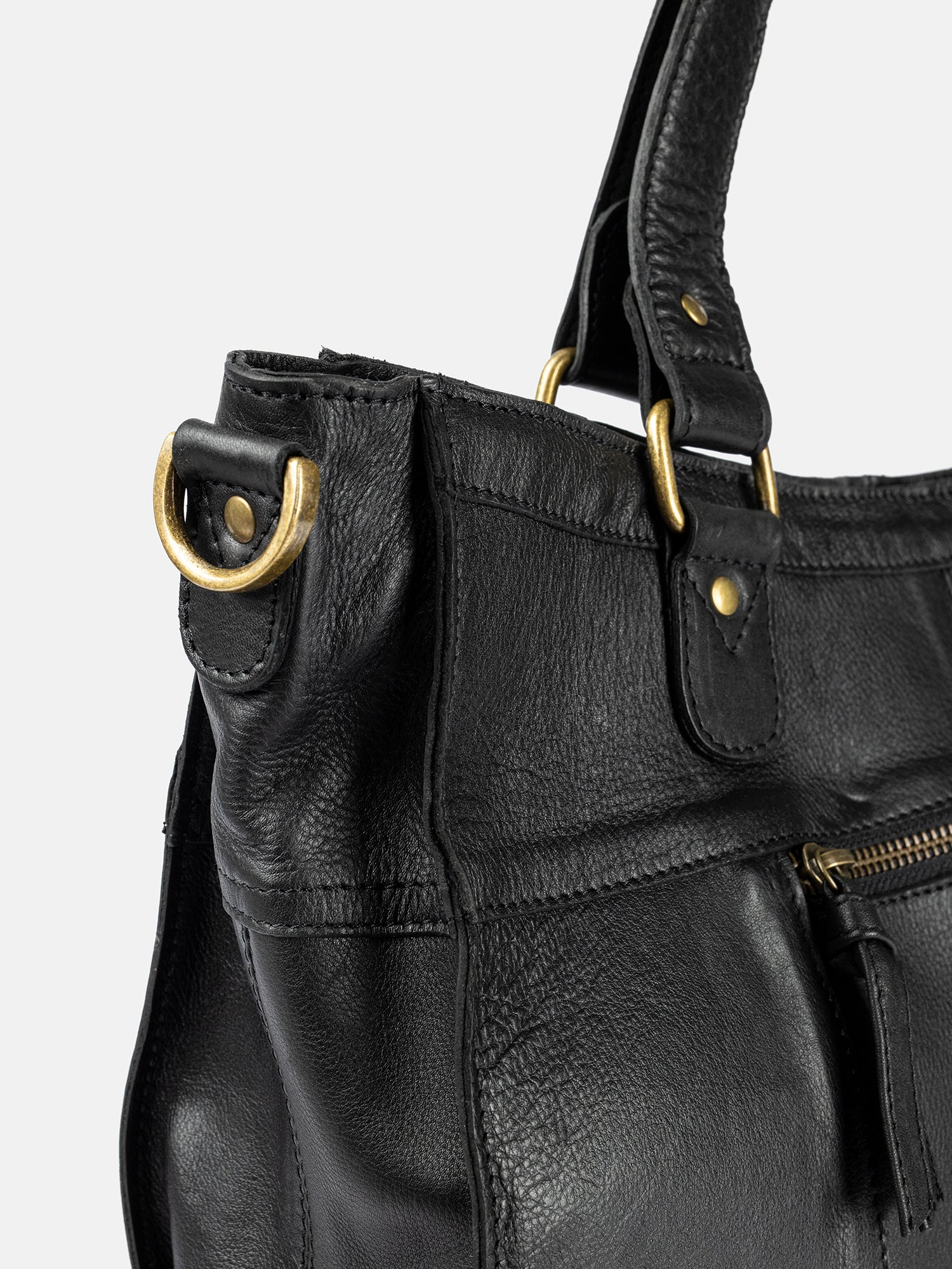 RE:DESIGNED Molly Urban Schultertasche Schwarz Laptop