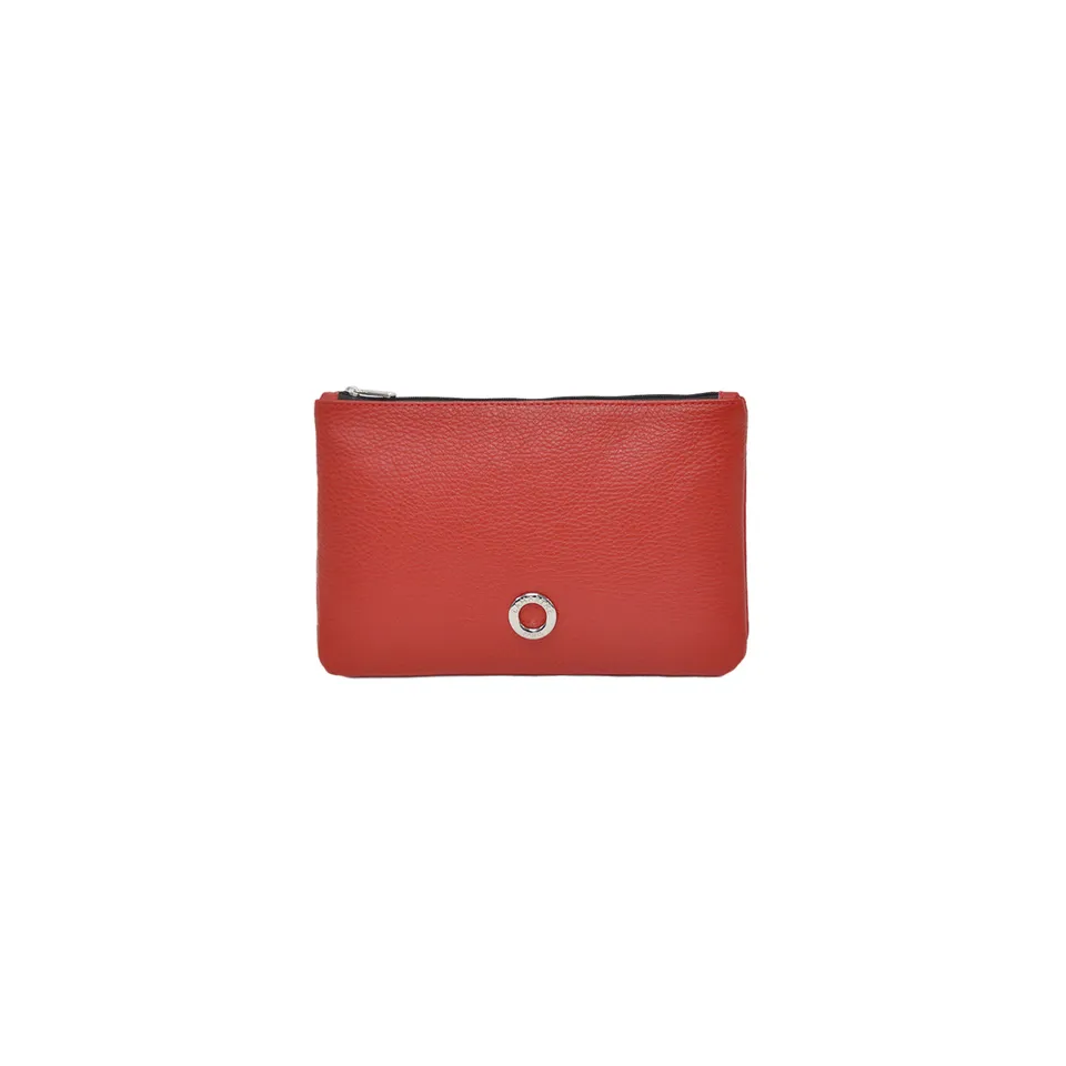 Lamarthe Prestige Clutch Rot Rindsleder