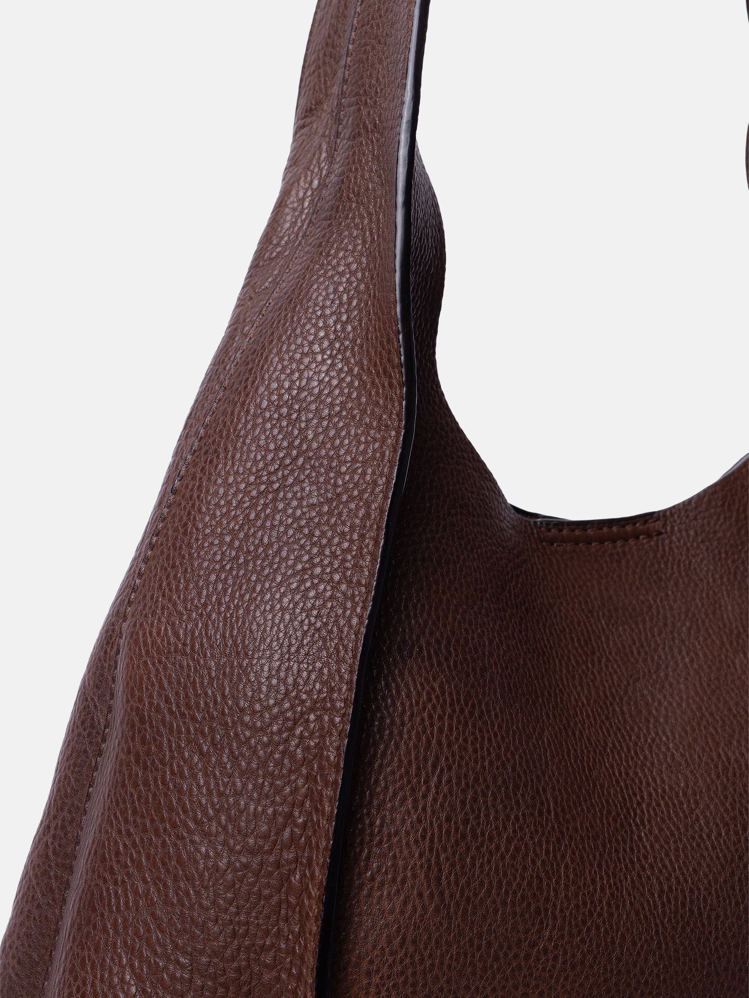 RE:DESIGNED Siv Small Schultertasche Braun Rindsleder