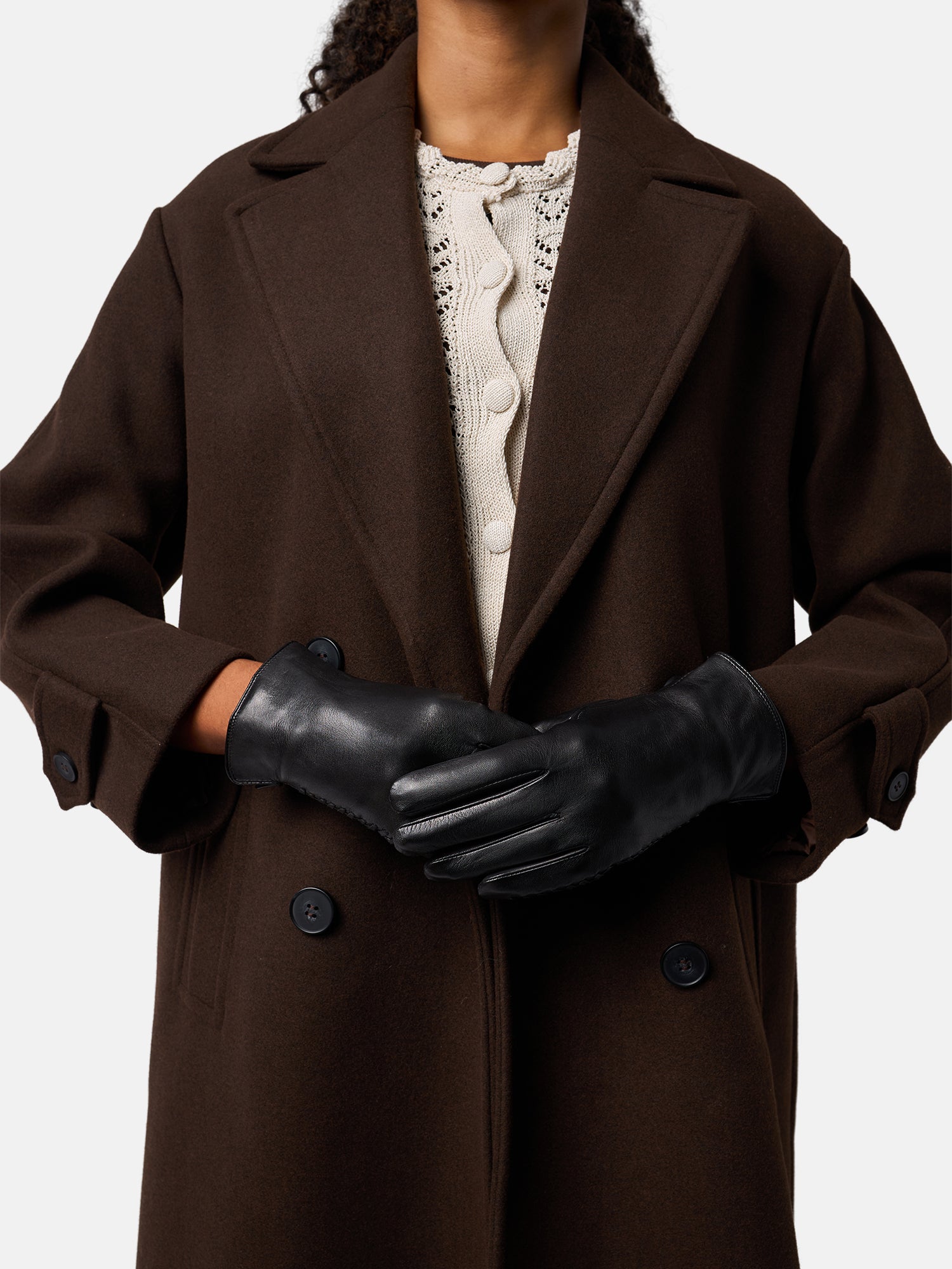 RE:DESIGNED Lili Handschuhe Black Leder Touch
