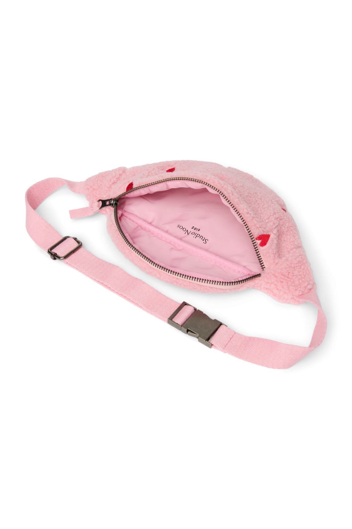 Studio Noos Teddy Mini Fanny Pack Bauchtasche Rosa Hearts