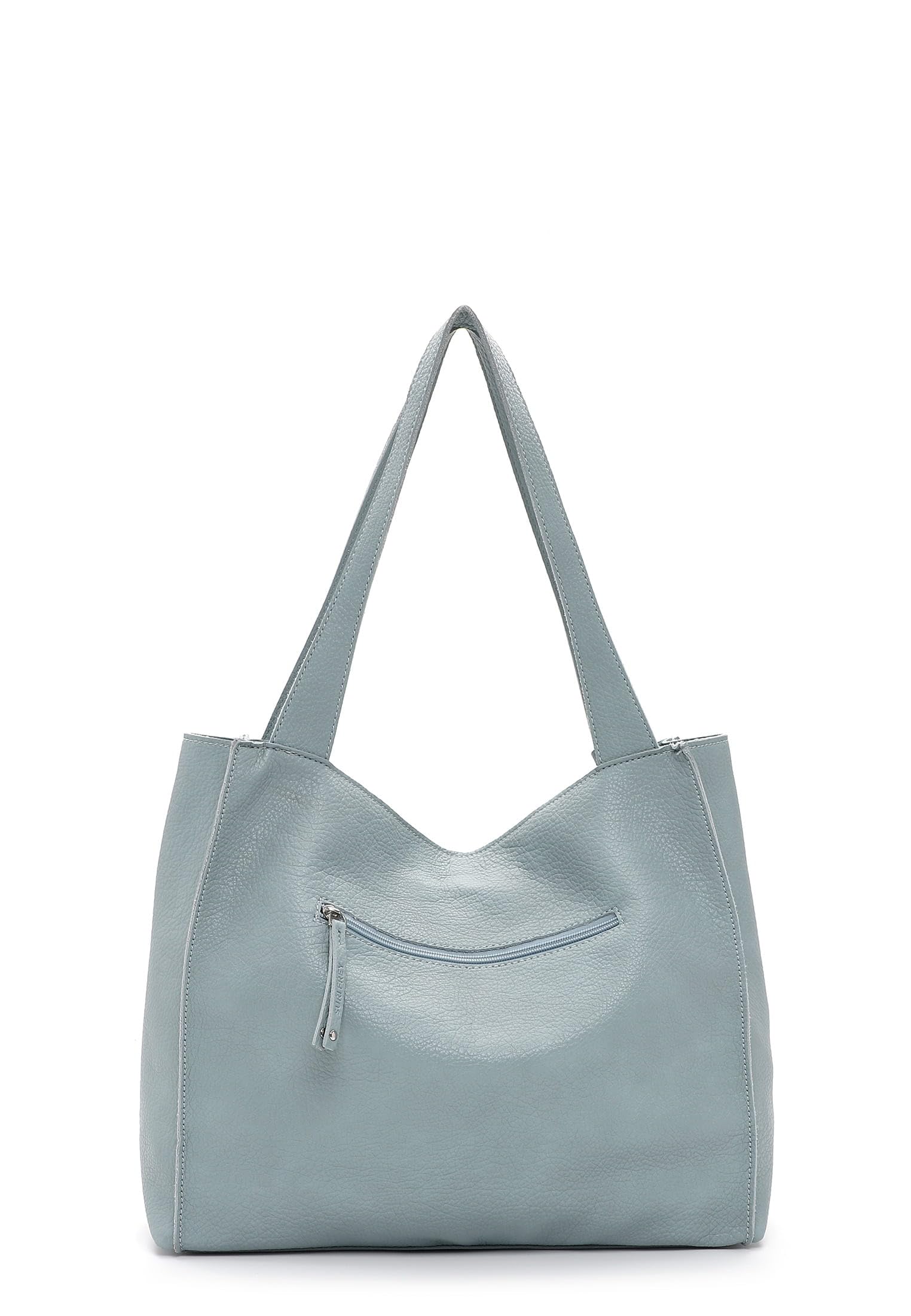 SURI FREY Franzy Cityshopper M Schultertasche Crystal Blue