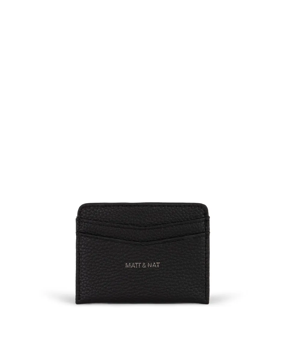 Matt & Nat Junya Grain Kartenetui schwarz vegan