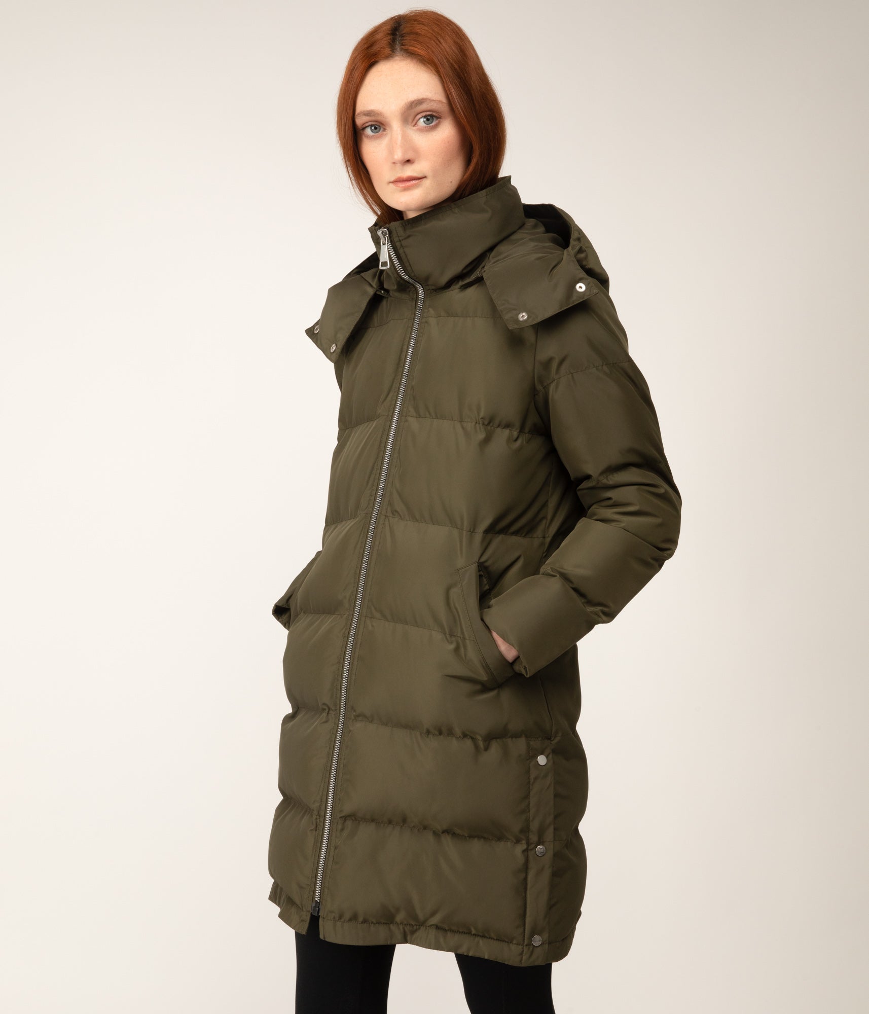 Matt & Nat Giada Pufferjacke Schwarz lang