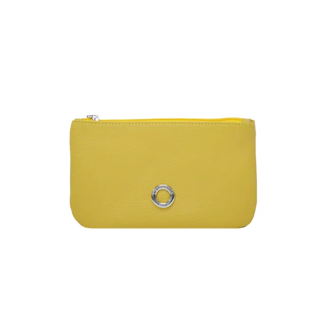 Lamarthe Prestige Clutch Gelb Rindsleder 19 cm