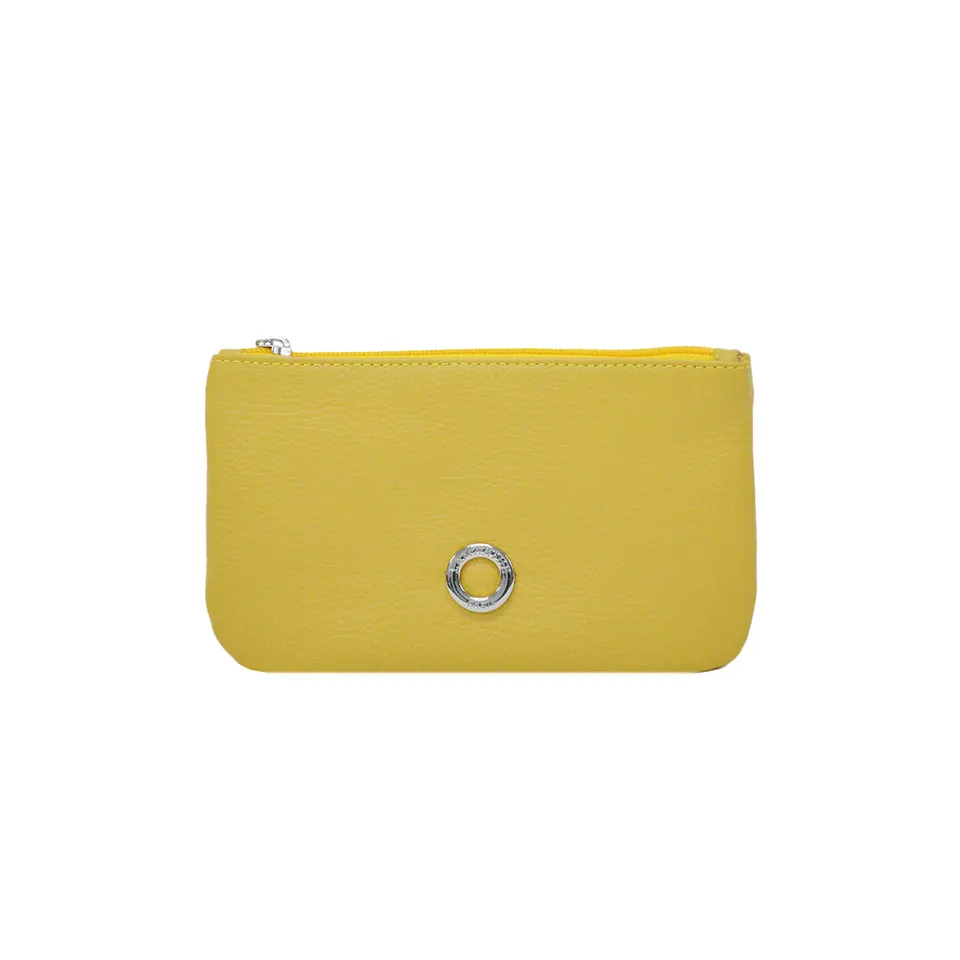 Lamarthe Prestige Clutch Gelb Rindsleder 19 cm