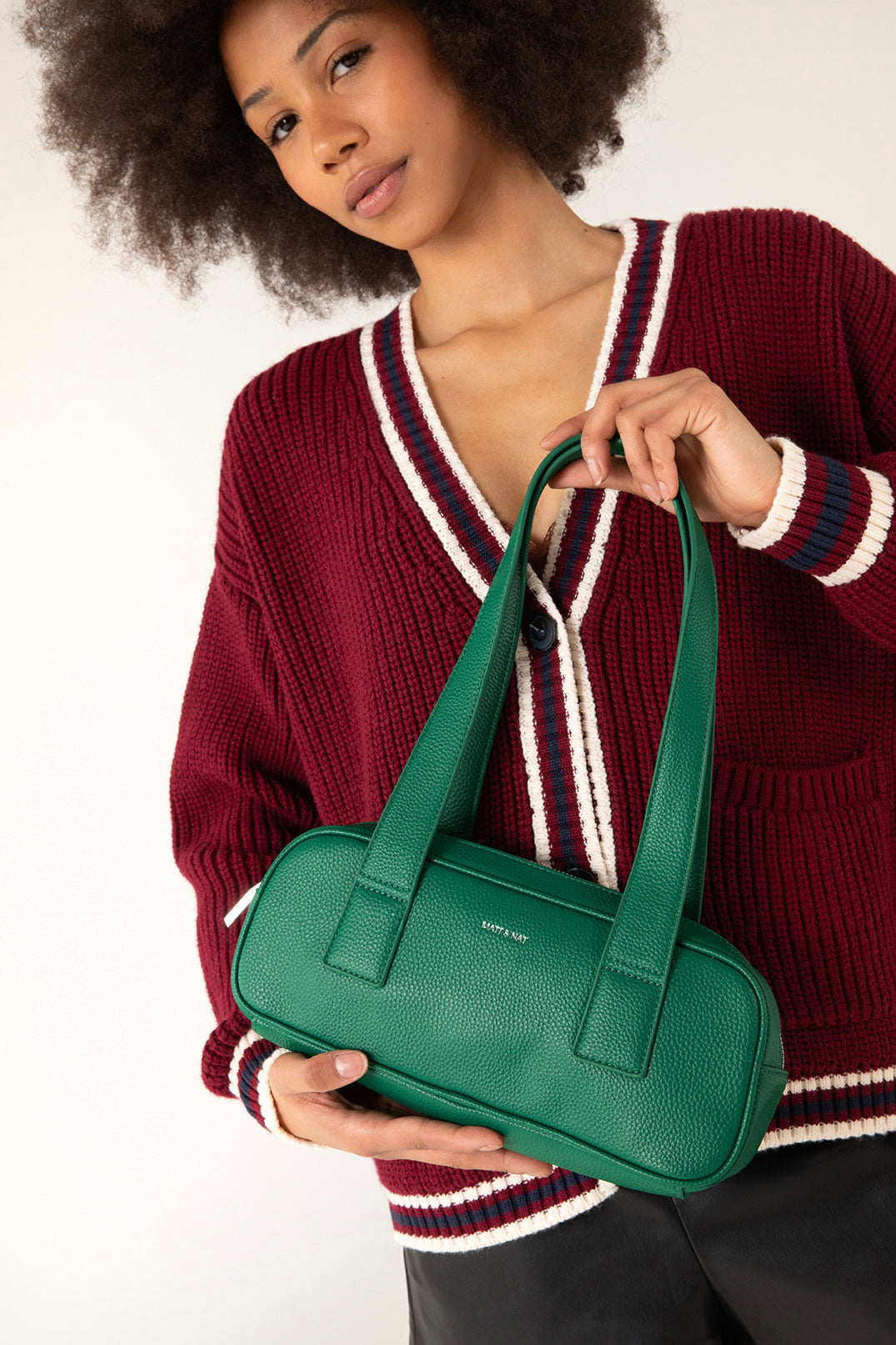 Matt & Nat LEMUR Grain Handtasche toffee vegan