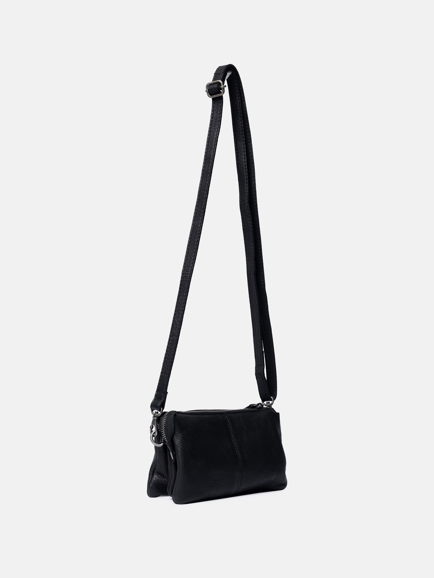 RE:DESIGNED Lisa Soft Umhängetasche Soft Black Vollleder