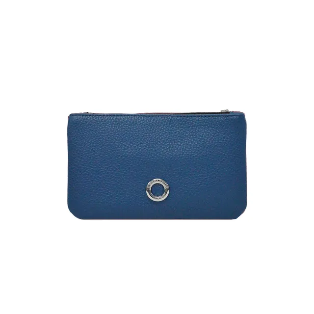 Lamarthe Prestige Clutch Indigoblau Rindsleder