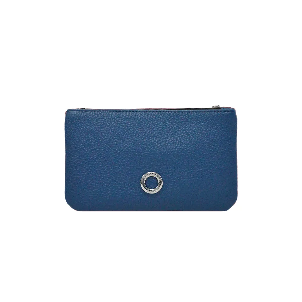 Lamarthe Prestige Clutch Indigoblau Rindsleder