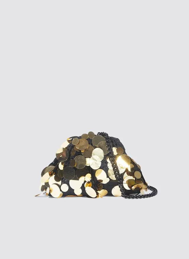 Maria la Rosa Carnival Mini Clutch Pailletten Gold