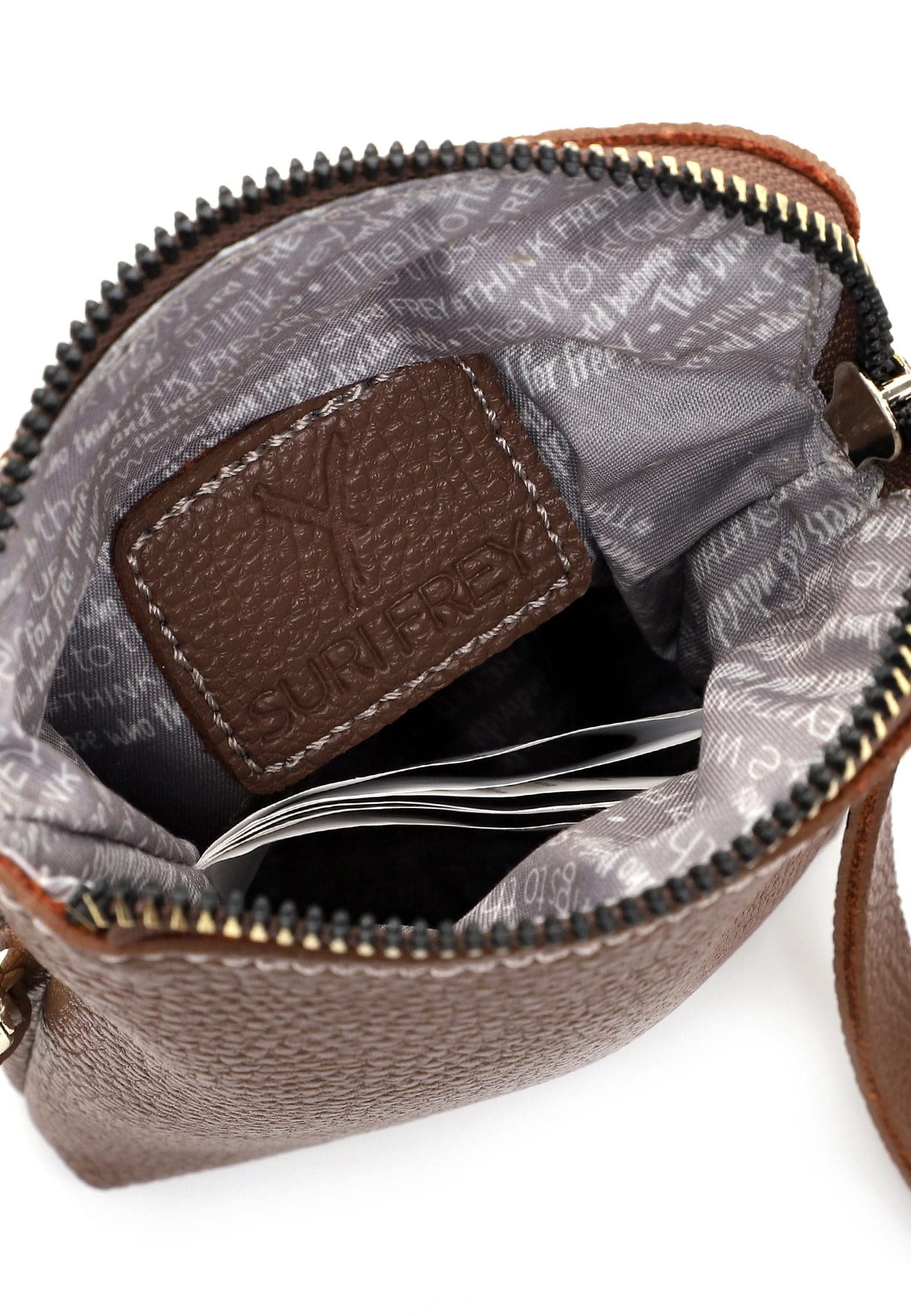 SURI FREY Ketty Phone Bag Handytasche Darktaupe