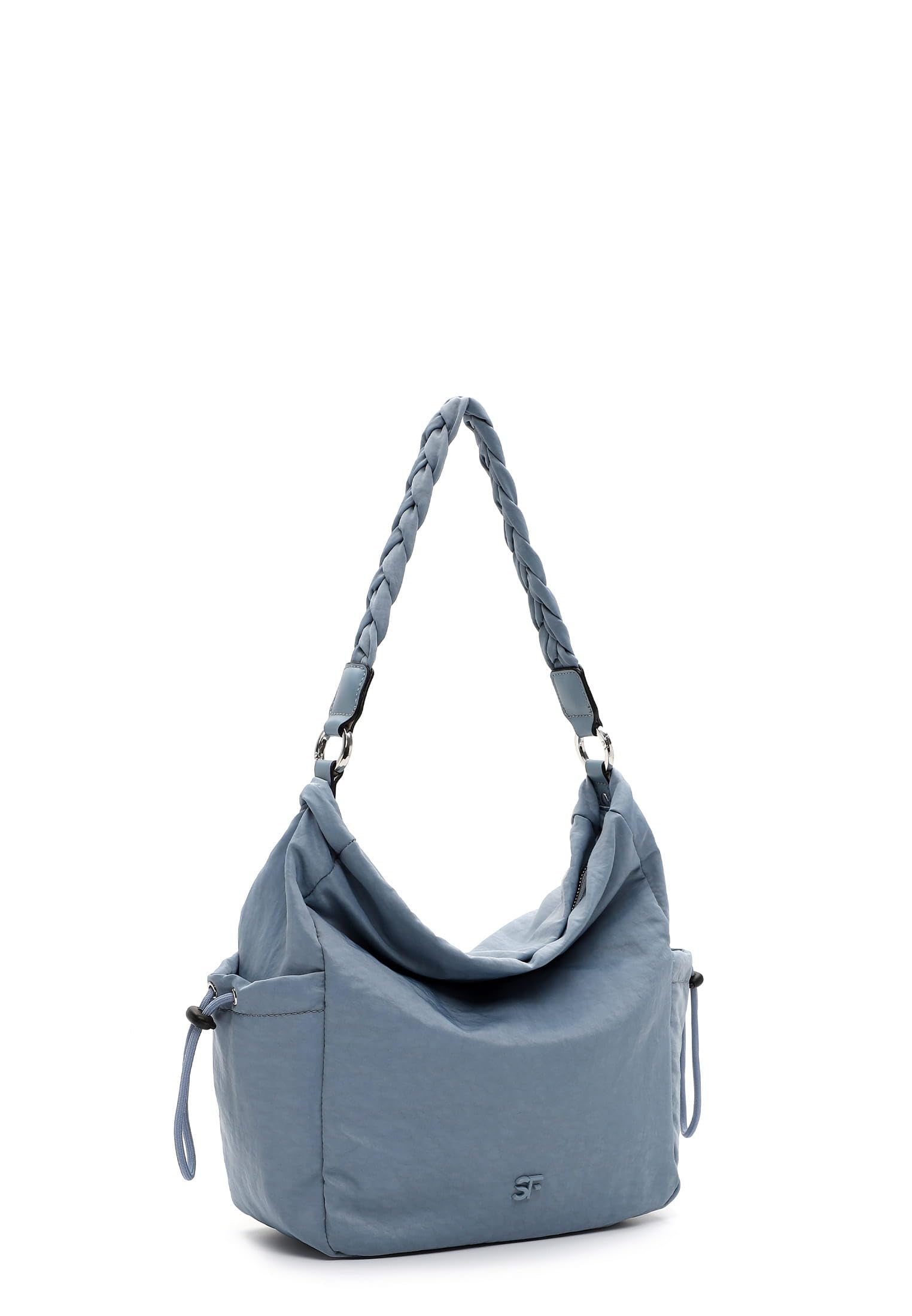 SURI FREY Abby Schultertasche Denim geflochten