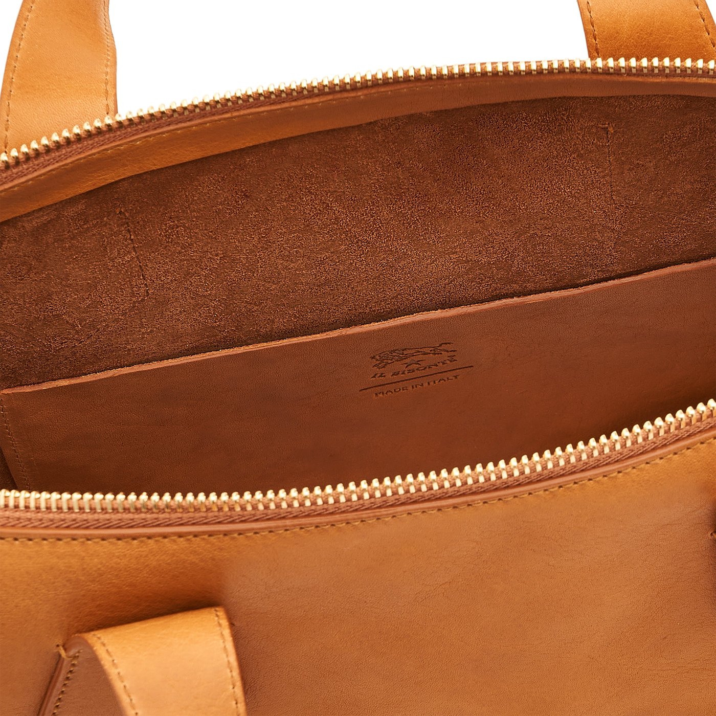 Il Bisonte Le laudi Handtasche naturale Vollleder