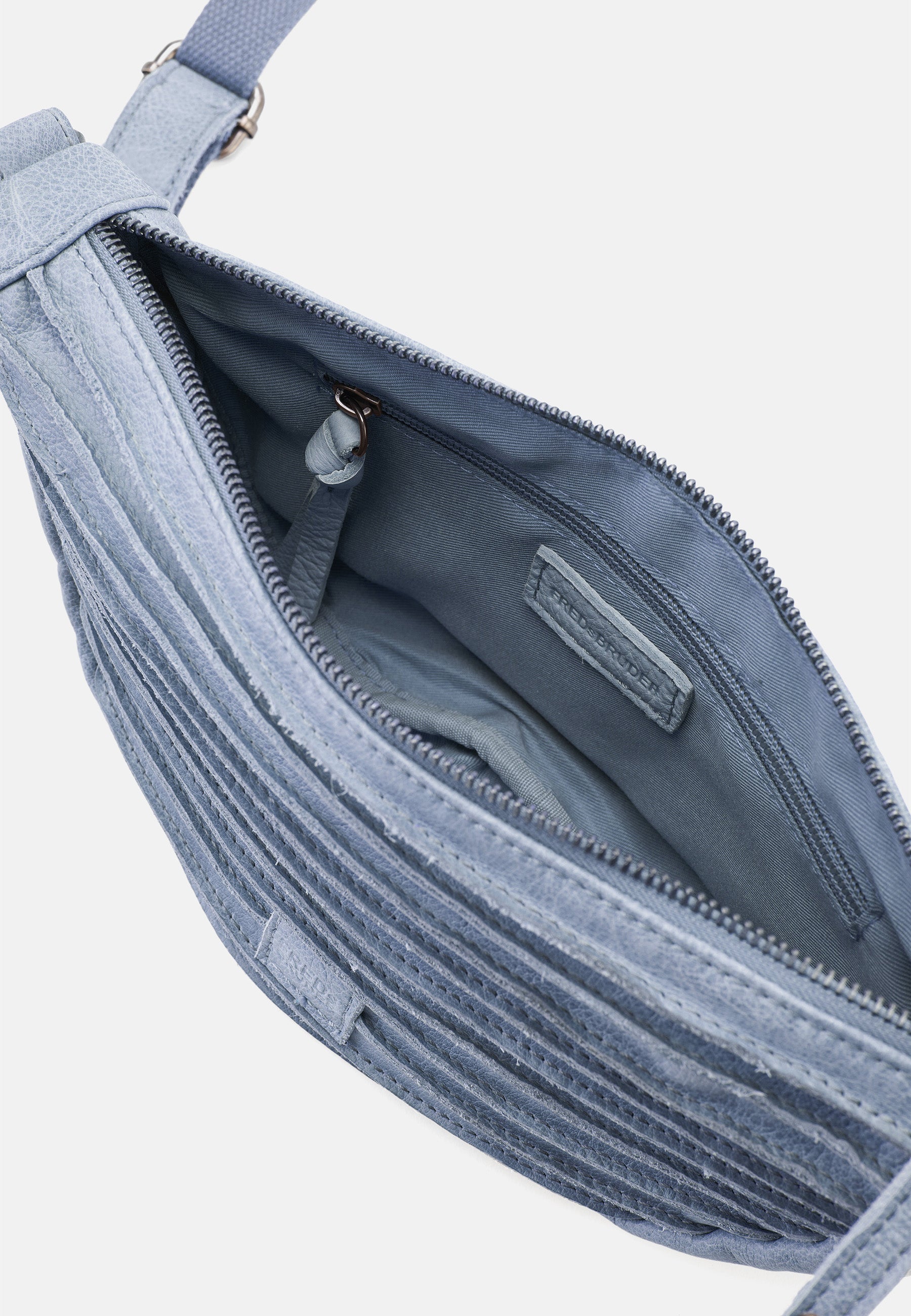 FREDsBRUDER Riffel Halfmoon Bag sky blue halbmond Crossbody