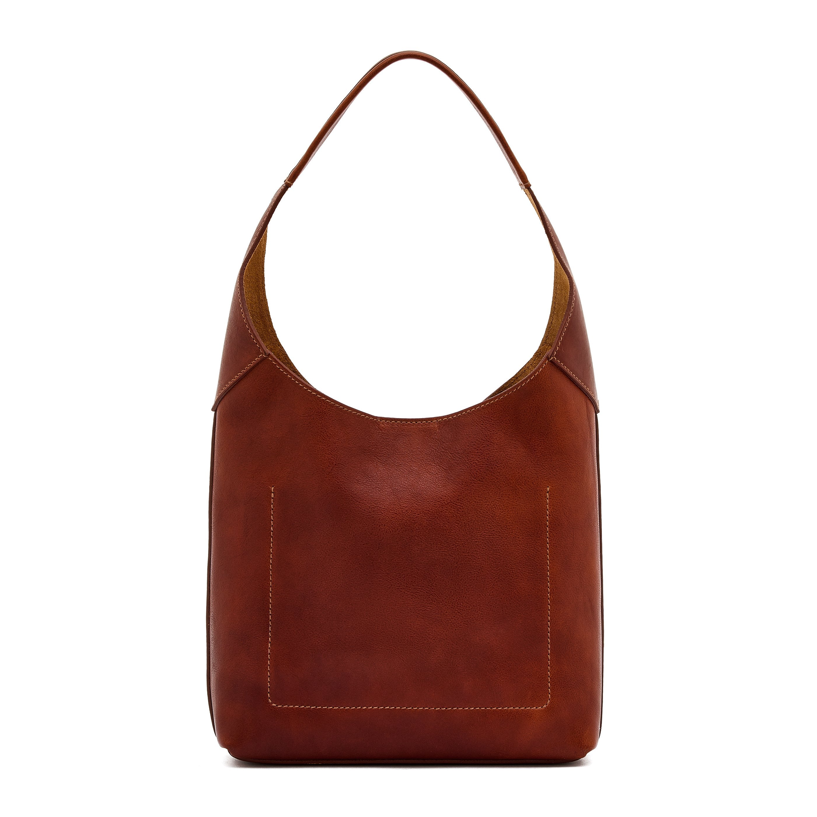 Il Bisonte Le Laudi Schultertasche Seppia Vollleder