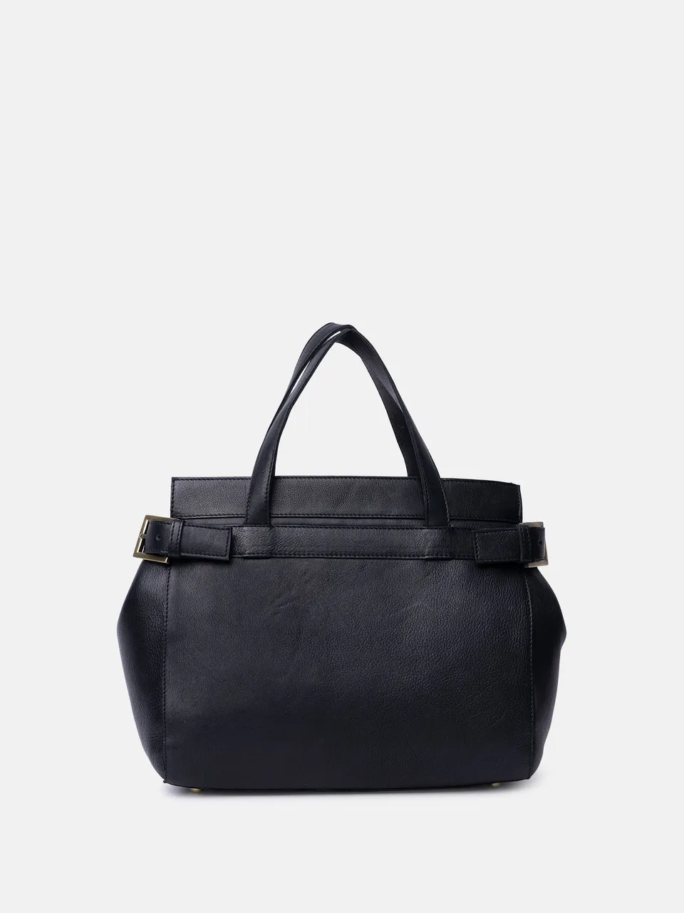 RE:DESIGNED Siri Small 6660 Handtasche Schwarz Vollleder