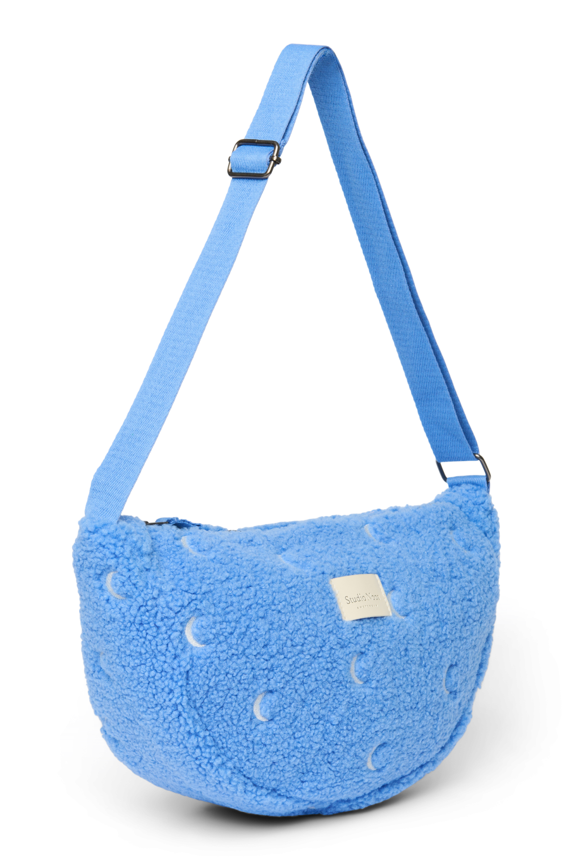 Studio Noos Teddy Bauchtasche hellblau Moon Plüsch