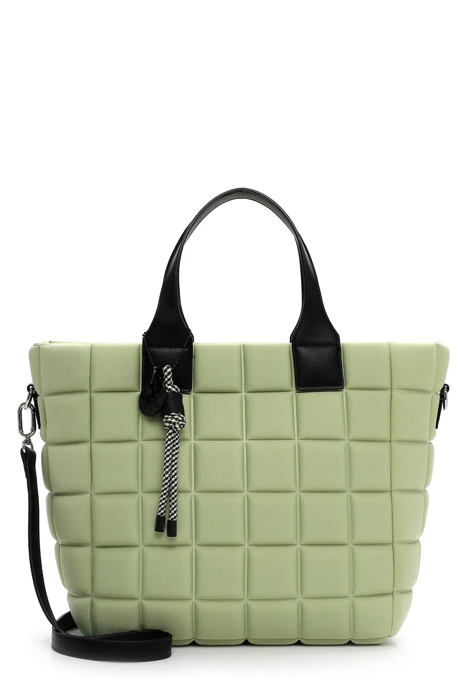 SURI FREY Jancy Cityshopper M Schultertasche Pistachio gesteppt