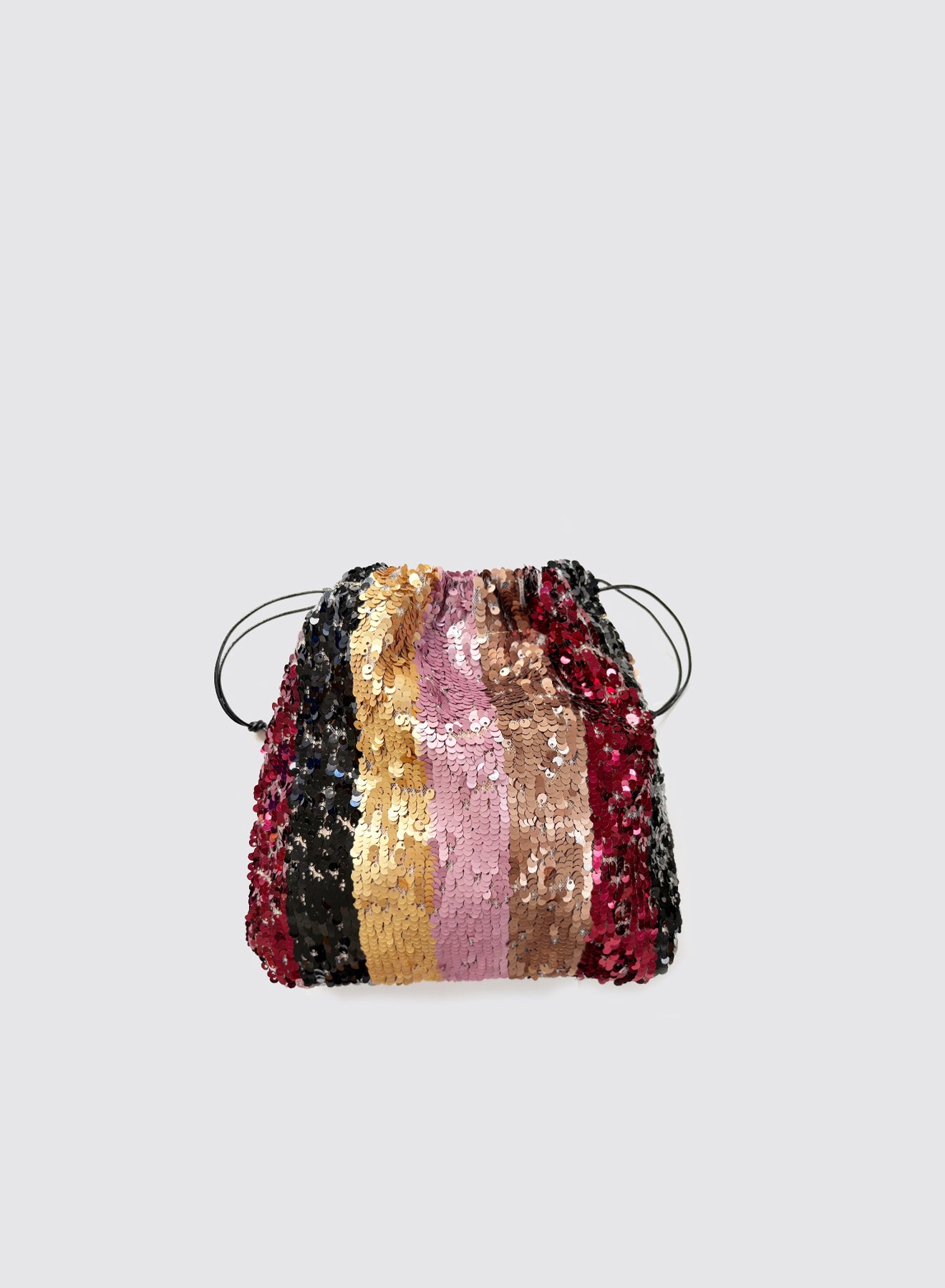 Maria la Rosa Pia Pouch Beutel Gold Pailletten