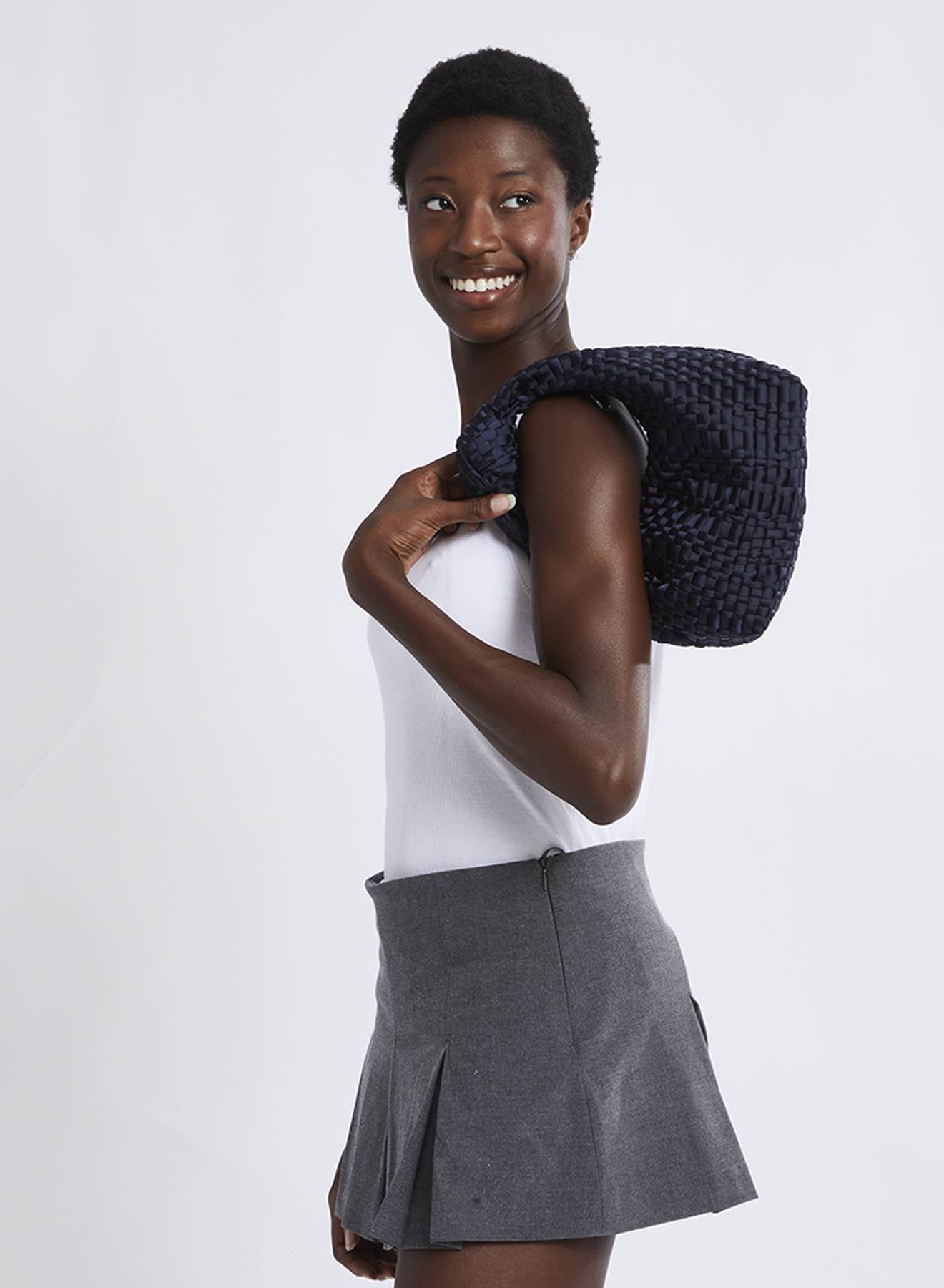 Maria la Rosa Mini Datolite Bag Handtasche gewebt OS