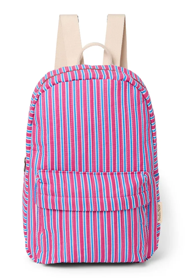 Studio Noos Poplin Midi Rucksack Himbeer