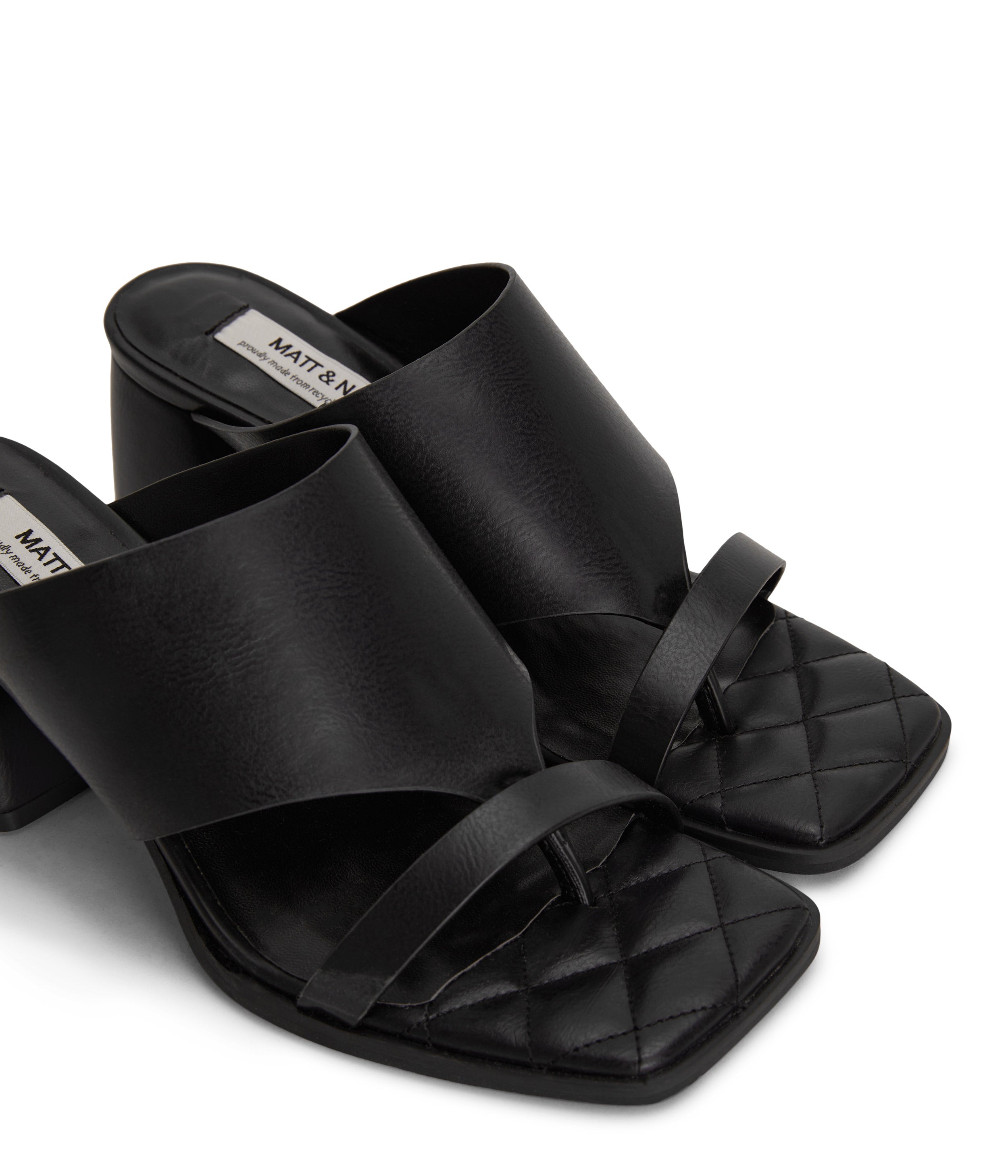 Matt & Nat Kitt Sandalen Schwarz Blockabsatz