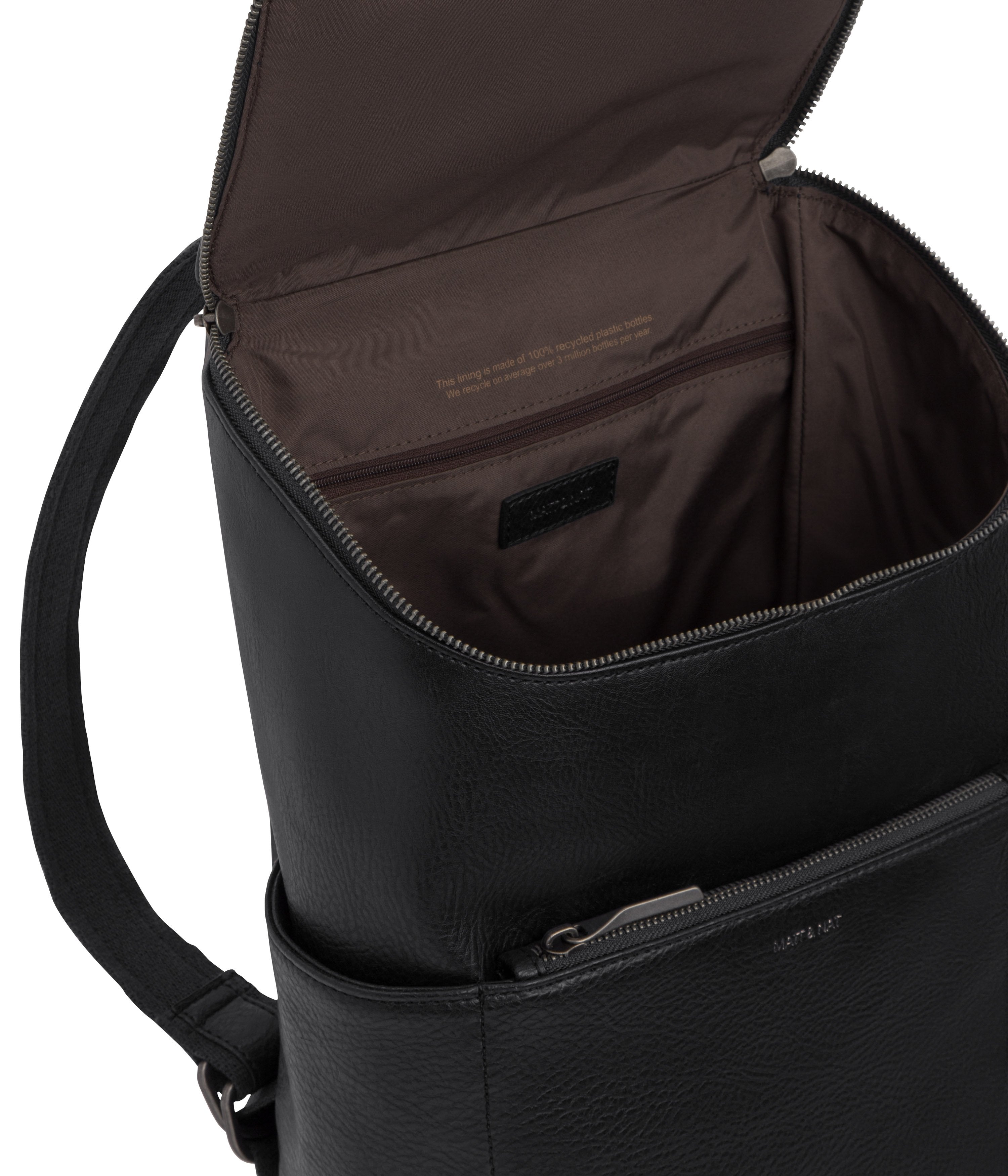 Matt & Nat Brave Rucksack Dwell schwarz 13 Zoll vegan