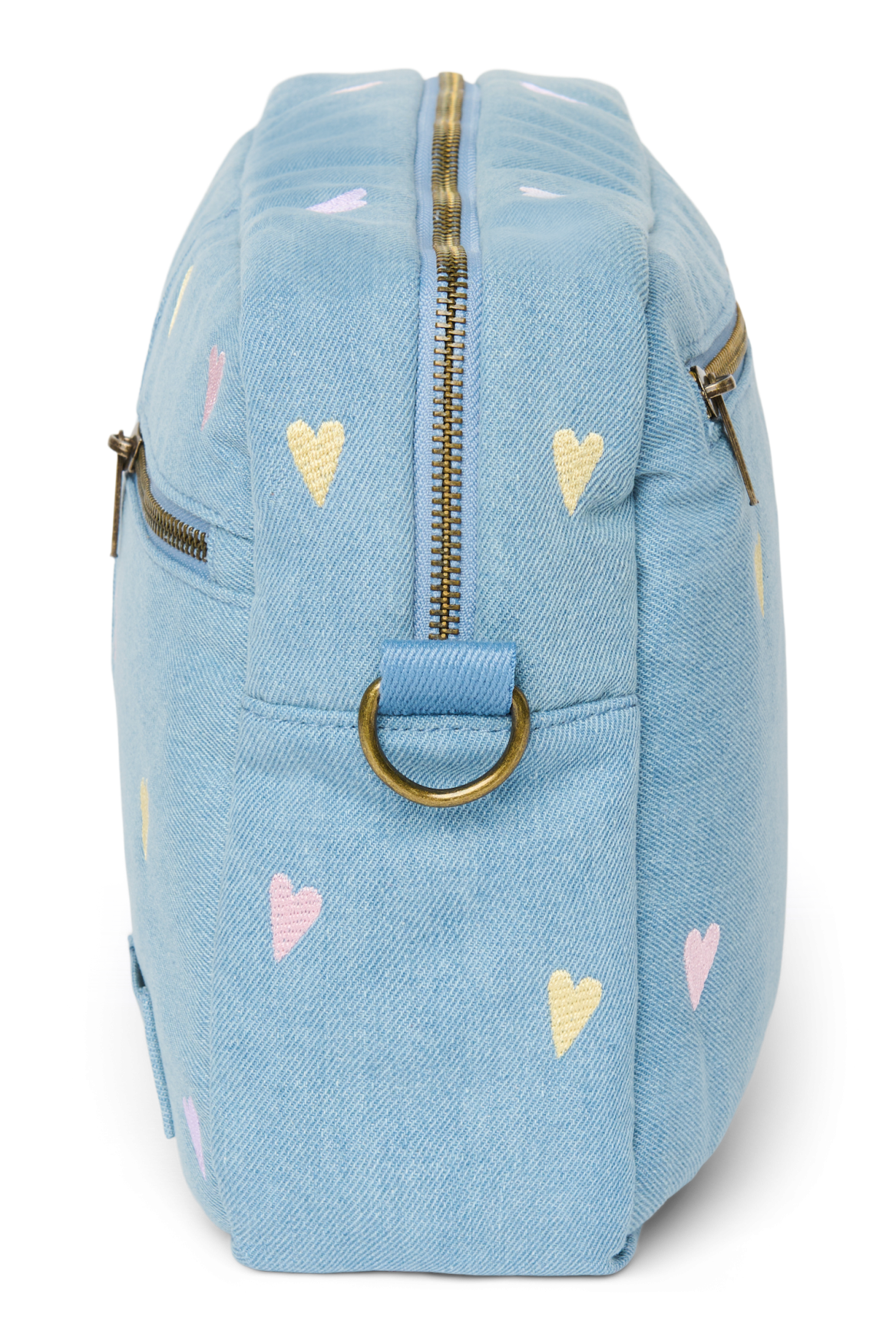 Studio Noos Denim Stroller Organizer Kinderwagentasche Hellblau