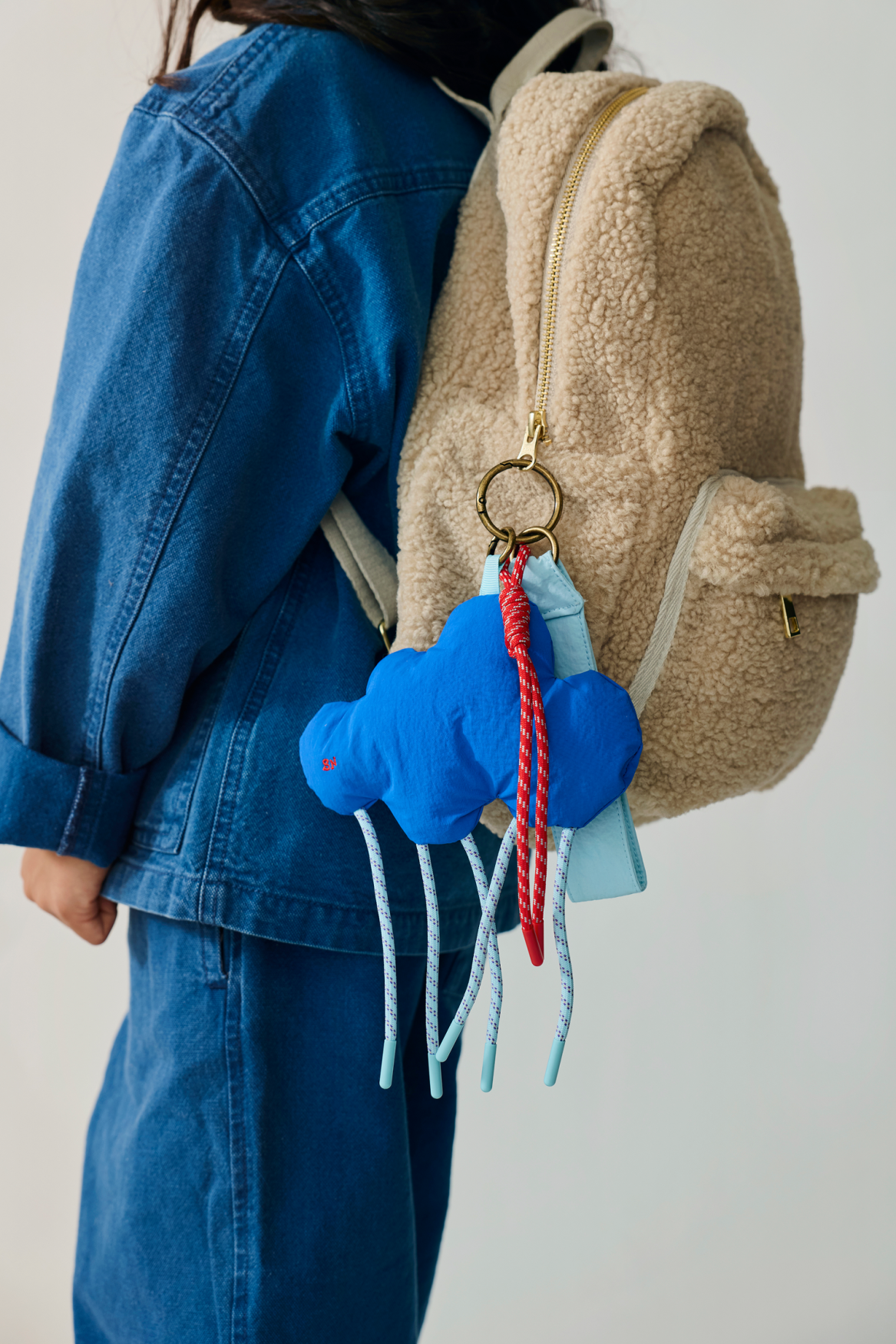 Studio Noos Bag Charm Taschenanhänger Cloud Blau