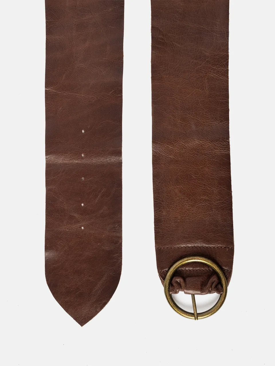 RE:DESIGNED Hila Ledergürtel Woodsmoke 8 cm breit