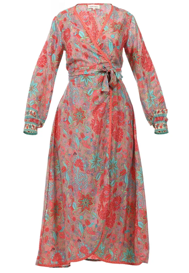 SURI FREY SFY Freyday SFW10029 Wickelkleid Mehrfarbig