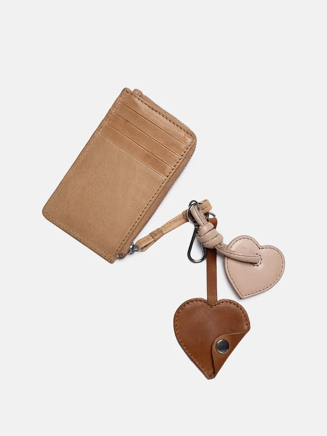 RE:DESIGNED Nassel Schlüsselanhänger Camel Leder