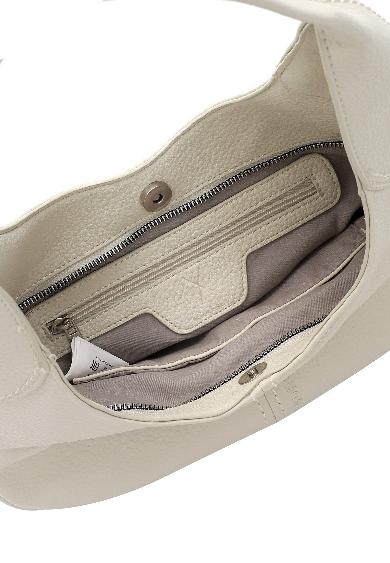 SURI FREY Nessy Shoulderbag L Umhängetasche Beige geräumig