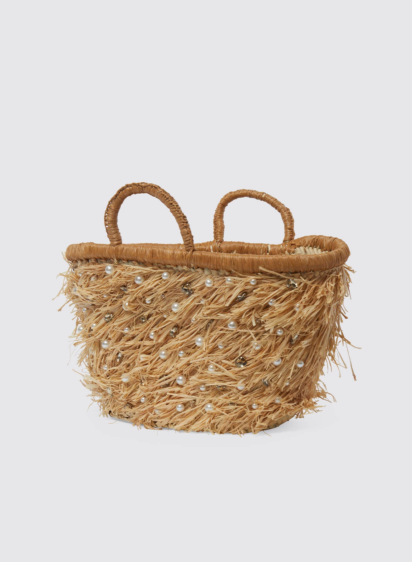 Maria la Rosa Lunelle WBS26.30 Korbtasche Raffia Natural